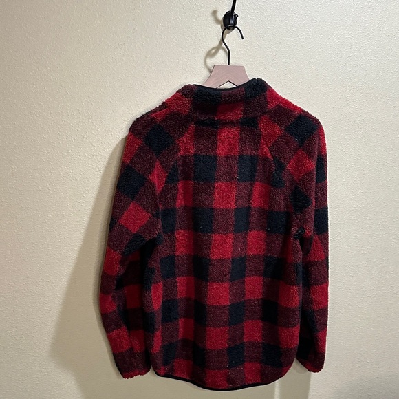 Maurices Size Large Buffalo Plaid Sweater - Picture 6 of 7